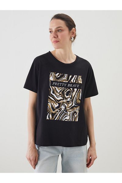 LC Waikiki Crew Neck Printed Women's T-Shirt