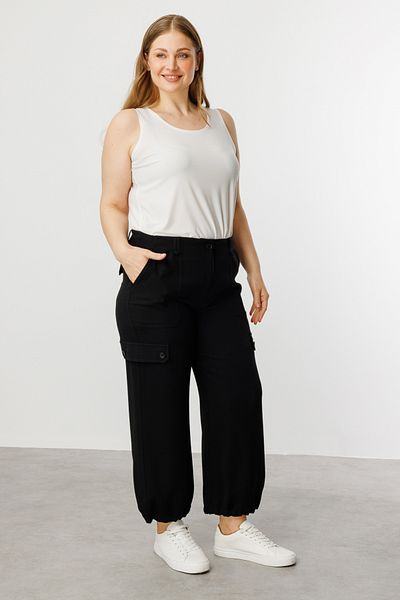 Mi Pret a Porter Mi Elastic Leg Side Pocket Trousers