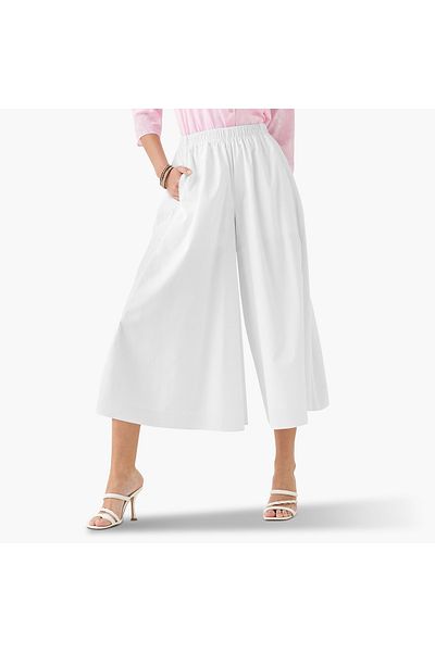 Iconic Flexi Waist Wide Leg Palazzo Pants