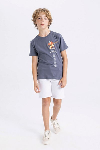 DeFacto Boy's Avatar the Last Airbender Crew Neck Short Sleeve T-Shirt C3109A824HS