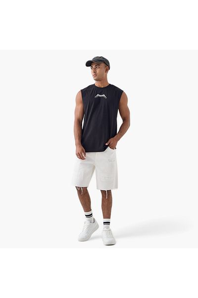 SP Characters Metallica Print Sleeveless T-shirt