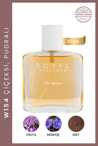 Royal Platinum W154 Kadin Parfüm Çiçek Pudra Ferah Temiz