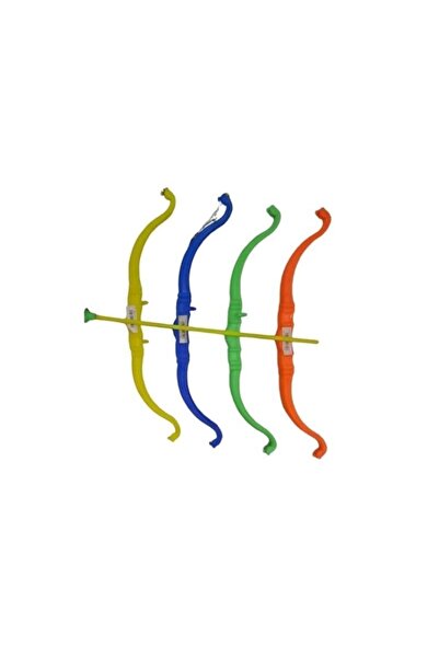 alpmodel Plastik Ok Yay Seti 5 Adet Eğlenceli Okçuluk Dersi Nostaljik Oyuncak