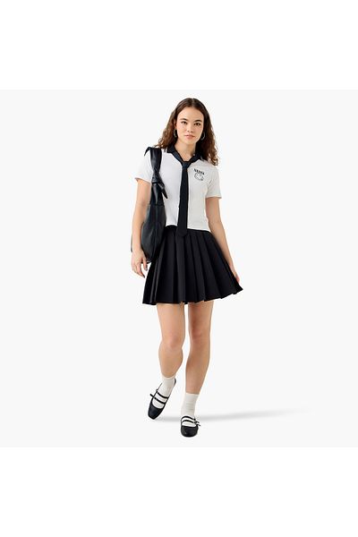 SP Characters Nirvana Embroidered Polo T-shirt with Short Sleeves