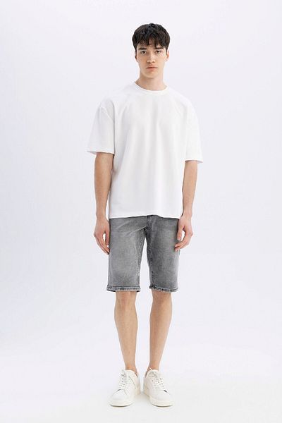 DeFacto C2695ax24sm Μοντέλο Slim Fit Jean Bermuda