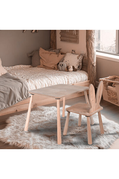 BALATOYZ طقم كرسي طاولة وأذن ثعلب