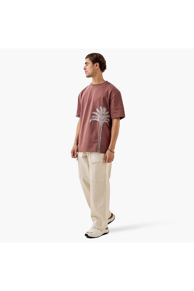 Lee Cooper Palm Tree Print T-shirt