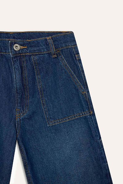 DeFacto Pantaloni de jeans cu picioare late pentru băiat C4539a824au