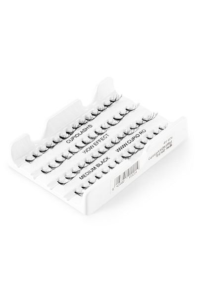 Cupio WOW Effect Premium Individual False Eyelashes - Medium