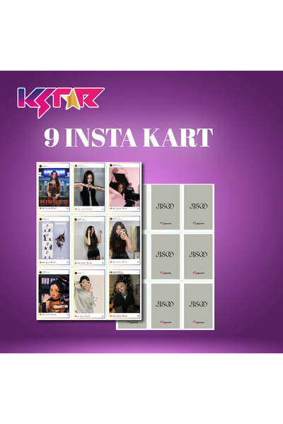 KSTAR Blackpink Jisoo Amortage Dergisi Kpop Özel Sayı
