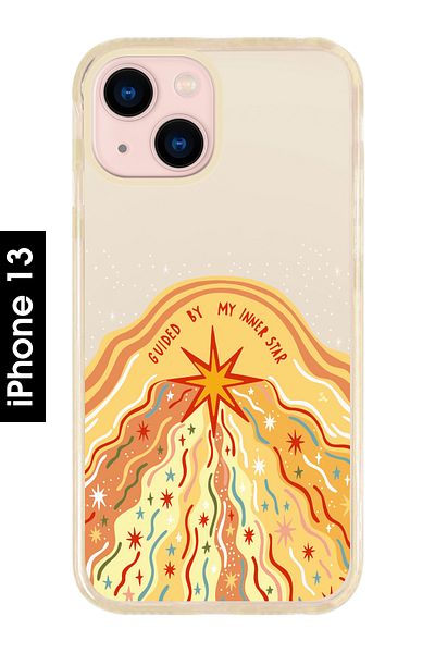 shoptocase حافظة هاتف متوافقة مع iPhone 15/14/13 بنمط Star Power