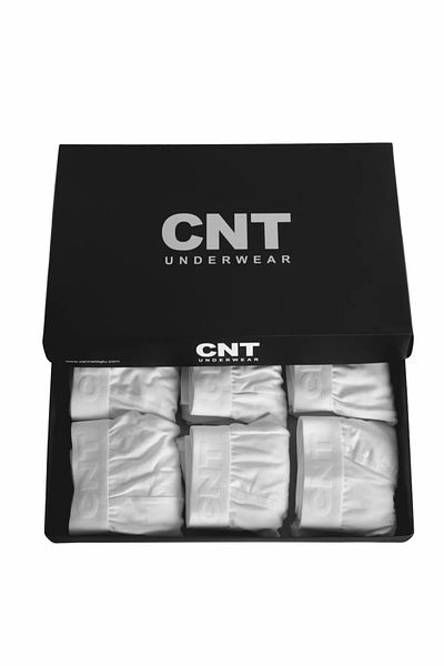 CNT Ανδρικά σλιπ Boxer Waist Lycra σε κουτί Premium 6 τεμαχίων