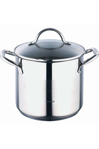 Bergner Stainless steel steamer with lid 20 cm Gourmet