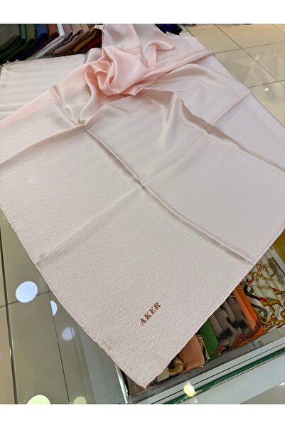 Aker DÜZ KENDİNDEN KILÇILLI İPEK EŞARP