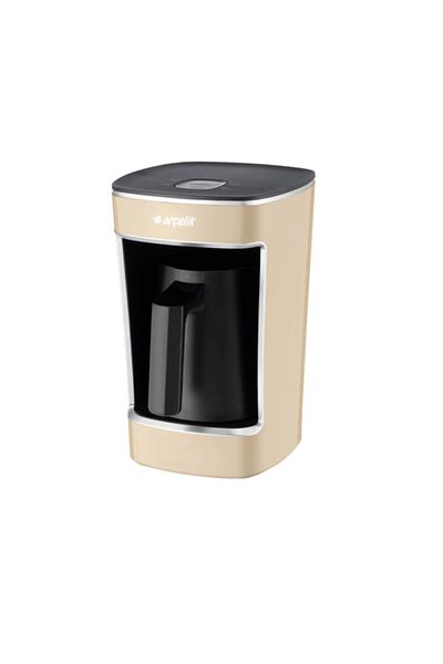 Arçelik Milky Cream Gold Turkish Coffee Machine with 4 Cups Capacity