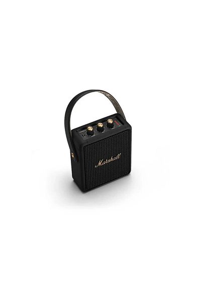 Marshall Marshall Stockwell 2 Wireless Stereo Speaker – 20+ Hours Playtime, Bluetooth 5.0 – Black/Bronze