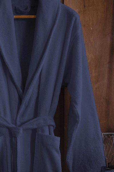 İssimo Home Μπουρνούζι Marseille - Χειροκίνητο Μπλε 2XL/3XL