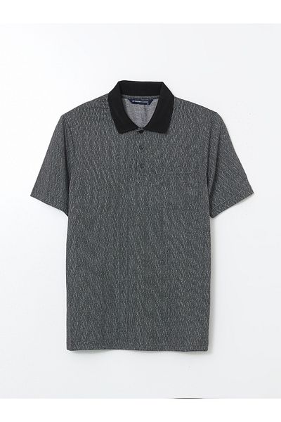 LC Waikiki Piqué-Herren-T-Shirt mit Rollkragen