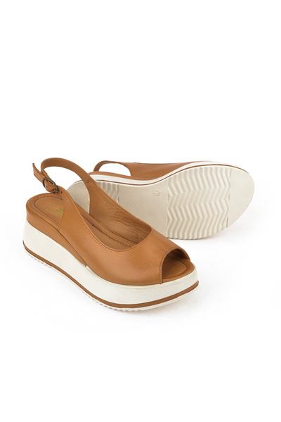 Ziya Γυναικεία πέδιλα με τακούνι - Γνήσιο δέρμα Design 151992Z50000