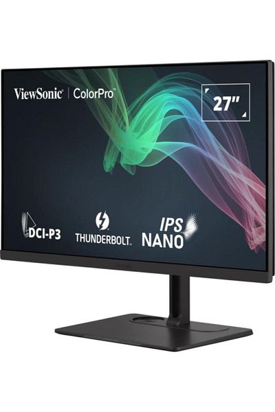 ViewSonic Monitor IPS LED VP2776T-4K, UHD HDMI, DisplayPort, Boxe, Pivot, ms Negru