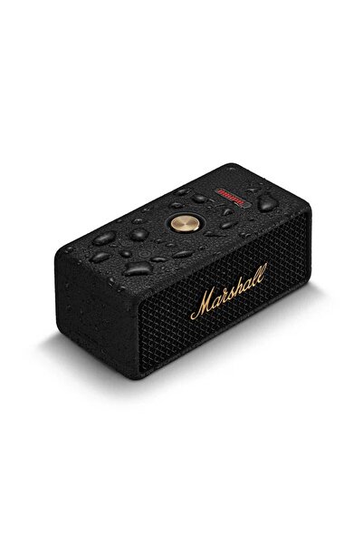 Marshall Emberton III Portable Wireless Speaker, 32H Playtime, IP67 Waterproof – Black/Bronze