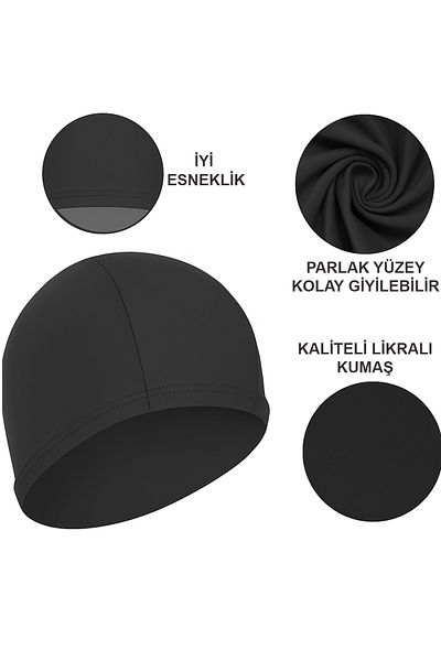 GAZELMANYA Șapcă din pânză din țesătură Lycra - Înotător de lux - șapcă pentru piscină și mare
