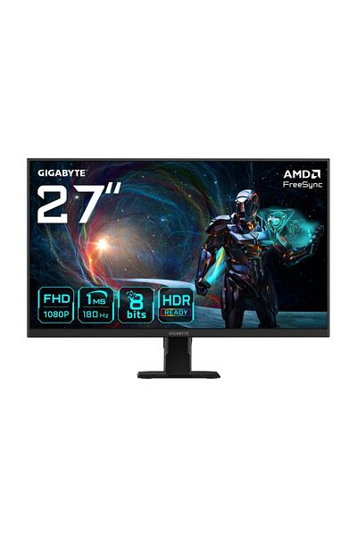 Gigabyte Monitor Gaming, IPS, FHD, DisplayPort, HDMI, FreeSync, Hz, ms, Negru