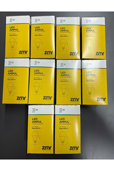 ZMR 12W AMPUL - 6500K - BEYAZ - E27