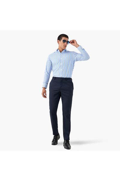 FAV Regular Fit Striped Shirt with Long Sleeves