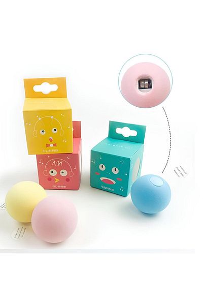PatiBeurre Interactive Cat Toy with Sound, Interactive Cat Ball, Cat Ball with Sound, Cat Ball, Cat Toy