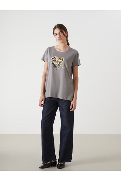 LC Waikiki Crew Neck Printed Women's T-Shirt