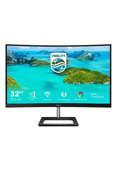 Philips Monitor curbat LED VA Philips 32inch, WQHD, Display Port, Negru