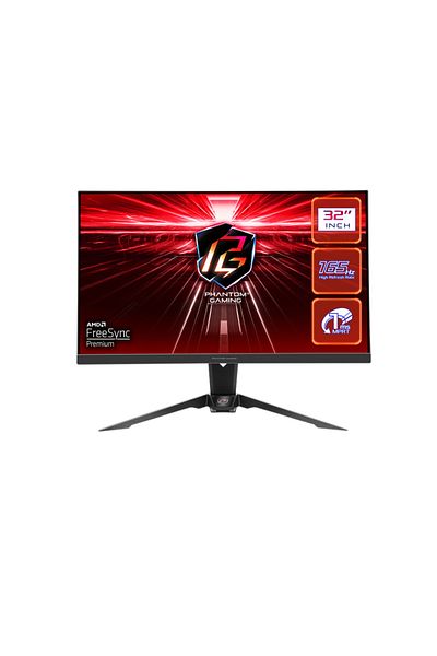 ASROCK Monitor Gaming LED VA QHD 165Hz, 1ms, FreeSyncTM VESA DisplayHDRTM HDMI, Pivot, VESA, negru