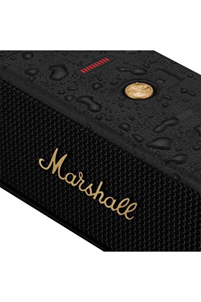 Marshall Marshall Middleton BT Speaker, 360° True Stereophonic Sound, 20+ Hours Playtime – Black/Bronze