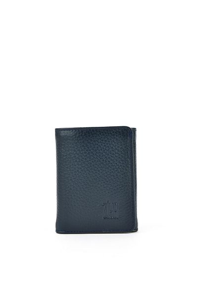 Ziya Men's Genuine Leather Wallet, Lazurite Color 1519841 Zd05