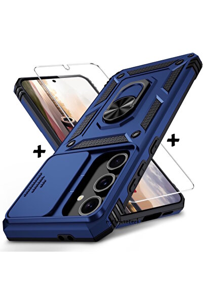 m.tk moveteck Samsung Galaxy A26 Kılıf Kamera Korumalı Sürgülü Yüzüklü Armor ...