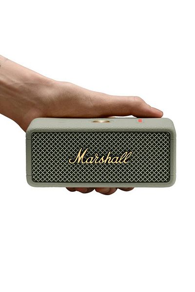 Marshall Emberton III Compact Portable Wireless Speaker, 32H Playtime, IP67 Waterproof – Sage Green