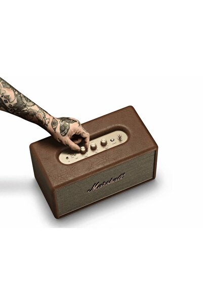 Marshall Marshall Stanmore III Wireless Stereo Speaker, Bluetooth 5.2, Room-Filling Sound – Brown