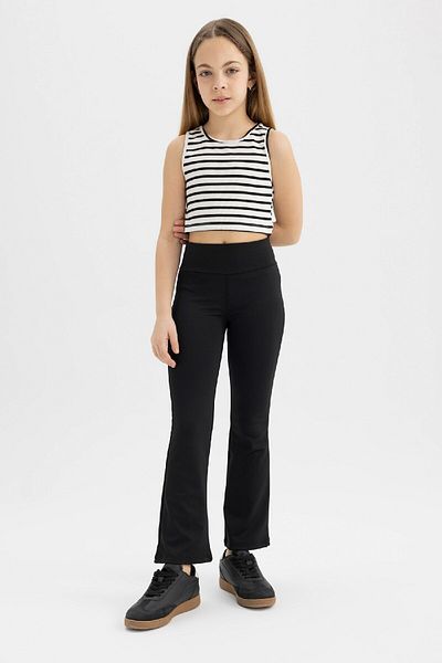 DeFacto Spanische Bein-Standard-Leggings für Mädchen C4714A824SM