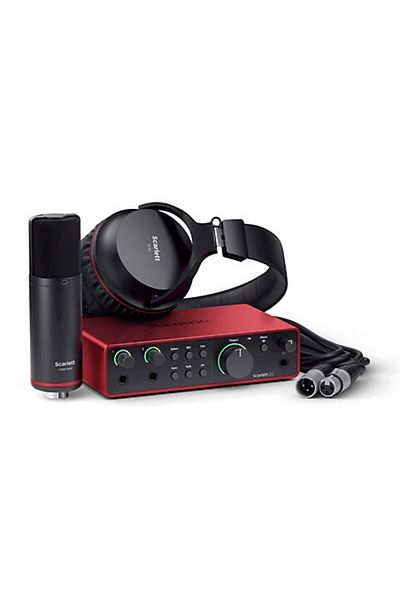 Focusrite Scarlett Solo Studio Gen 4 Audio Recording Bundle: Recording, Broadcasting and Podcasting for Songwriters