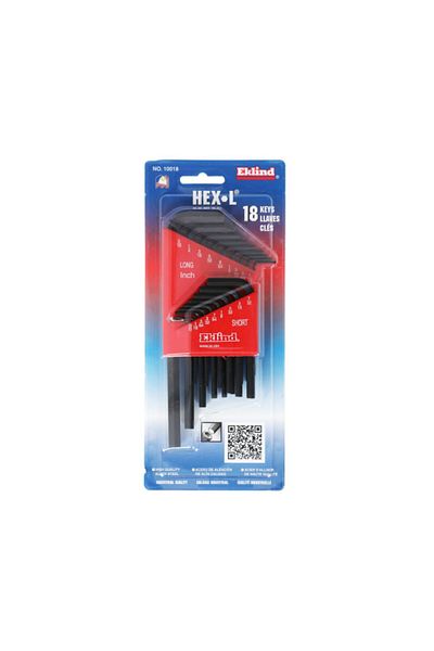 Eklind 18-Piece Hex Key Set