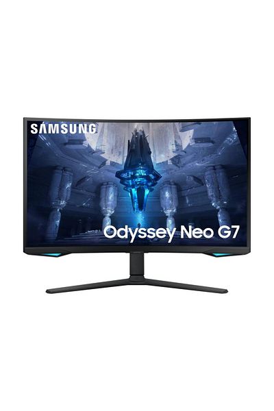 Samsung Monitor Gaming LED Curbat Samsung G7 LS32BG750NPXEN, 32", 3840x2160, 165 Hz, 1ms GTG, Black