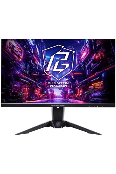ASROCK Monitor Gaming LED IPS QHD 180Hz, 1ms, FreeSyncTM, VESA DisplayHDRTM HDMI, Pivot, VESA, negru