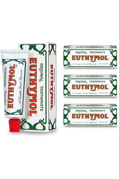 EUTHYMOL معجون أسنان أصلي 75 مل عبوة ثلاثية