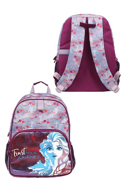 Frozen First School Bag + Lunch Box + Water Bottle + Pen Holder + Lunch Box Set Set of 5