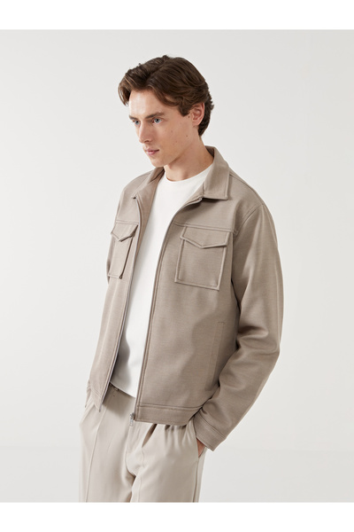 LC Waikiki Palton bărbătesc slim fit cu guler