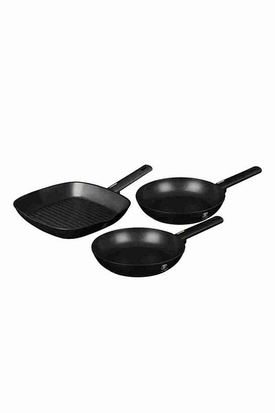 Berlinger Titanium coated frying pan set 3 pcs. Steak Monaco Collection
