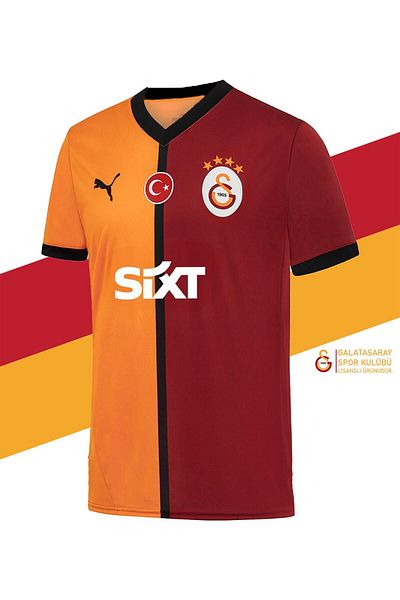 Galatasaray Original Licensed 24/25 Home Fan Jersey