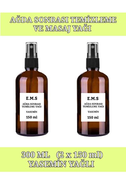 E.M.S AVM AĞDA SONRASI TEMİZLEME VE MASAJ YAĞI 2 X 150 ML YASEMİN KOKULU.