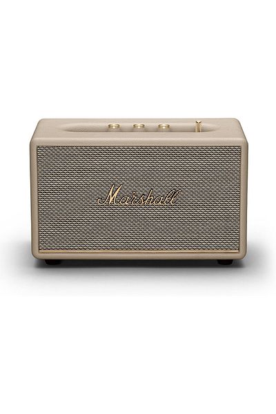 Marshall مكبر صوت ستيريو لاسلكي مارشال أكتون ٣، بلوتوث ٥.٢، صوت يملأ الغرفة - كريمي
